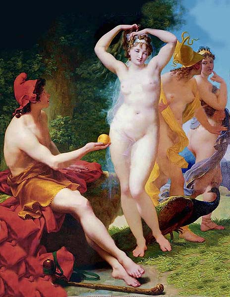 Baron Jean-Baptiste Regnault The judgement of paris